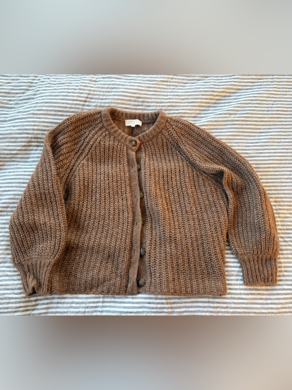 Sezane Cardigan brown, size small